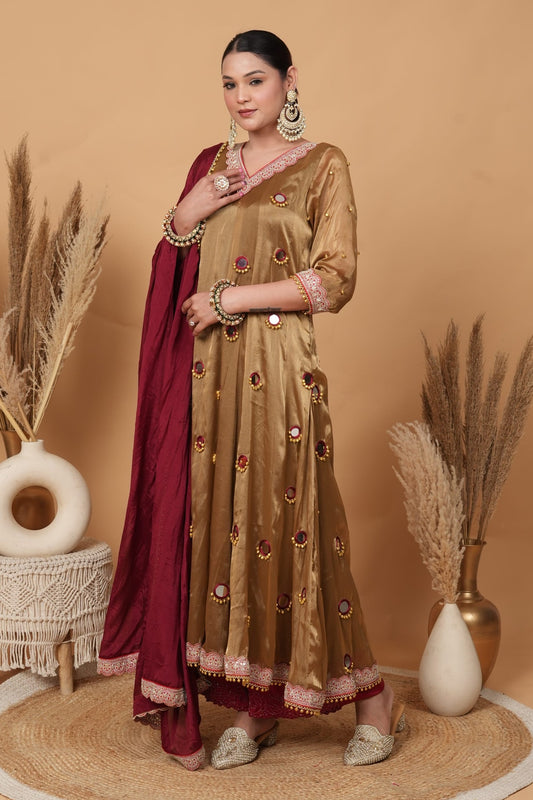 Gul-e-sheesha by Zarana luxurious trendy designer Pakistani suit.