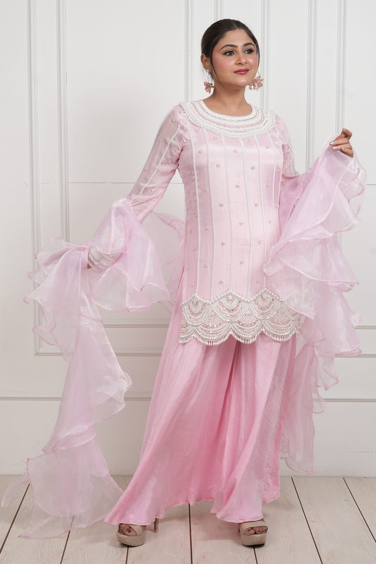 Gul-e-moti by Zarana luxurious trendy designer Pakistani suit.