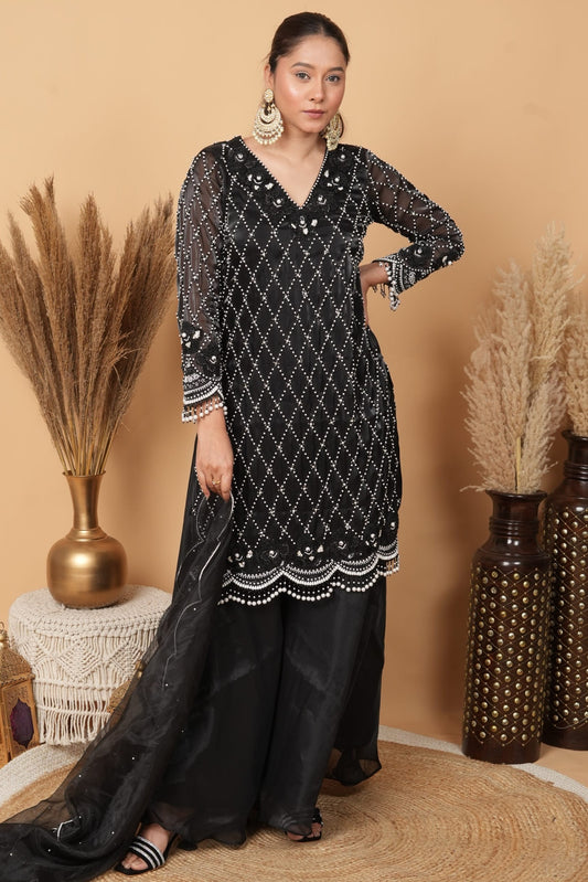 Gul-e-Moti by Zarana luxurious trendy designer Pakistani suit.