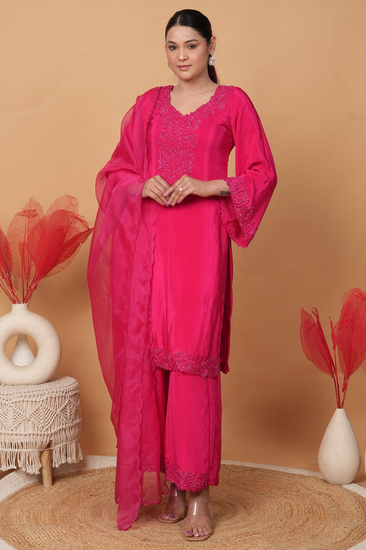 Gul-e-Ruby by Zarana luxurious trendy designer Pakistani suit.