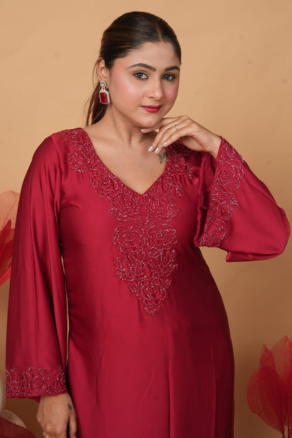 Gul-e-surkh by zarana luxurious trendy designer pakistani suits