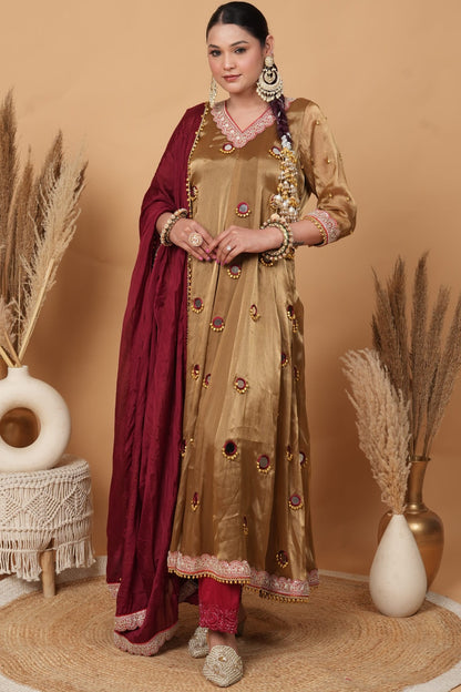 Gul-e-sheesha by Zarana luxurious trendy designer Pakistani suit.