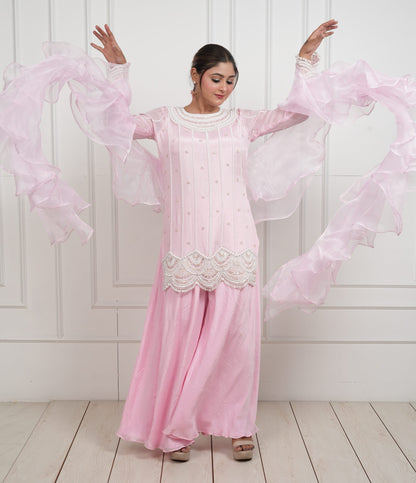 Gul-e-moti by Zarana luxurious trendy designer Pakistani suit.