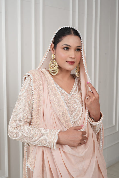 Gul-e-moti by Zarana luxurious trendy designer Pakistani suit.