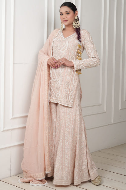 Gul-e-moti by Zarana luxurious trendy designer Pakistani suit.