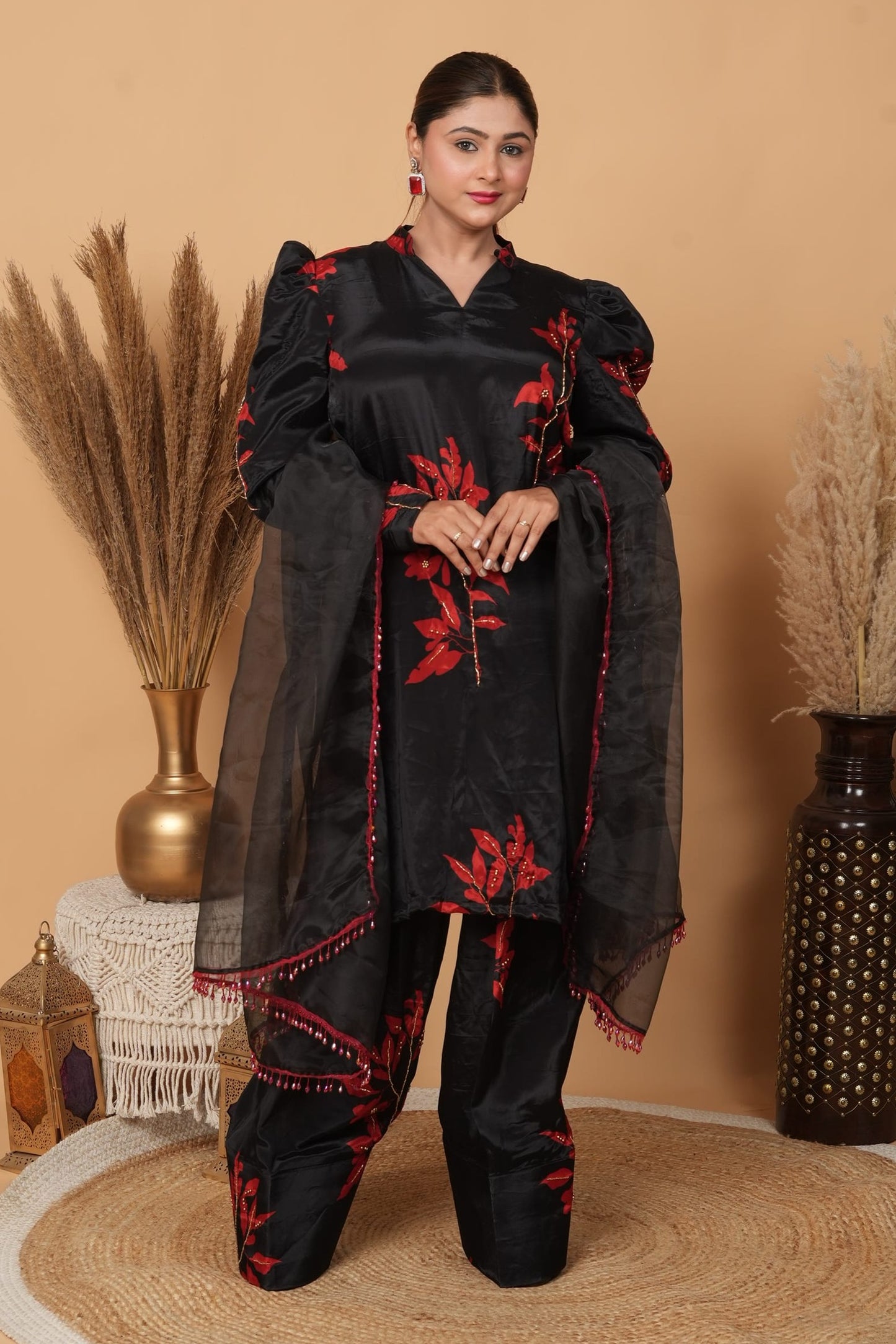 Gul-e-farshi by Zarana luxurious trendy designer Pakistani suit.
