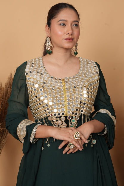 Gul-e-sheeshe by Zarana luxurious trendy designer Pakistani suit.