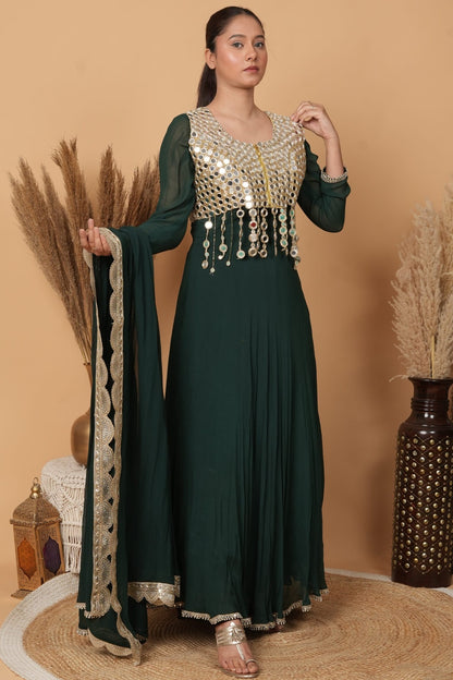 Gul-e-sheeshe by Zarana luxurious trendy designer Pakistani suit.