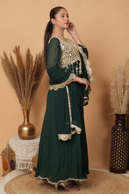 Gul-e-sheeshe by Zarana luxurious trendy designer Pakistani suit.