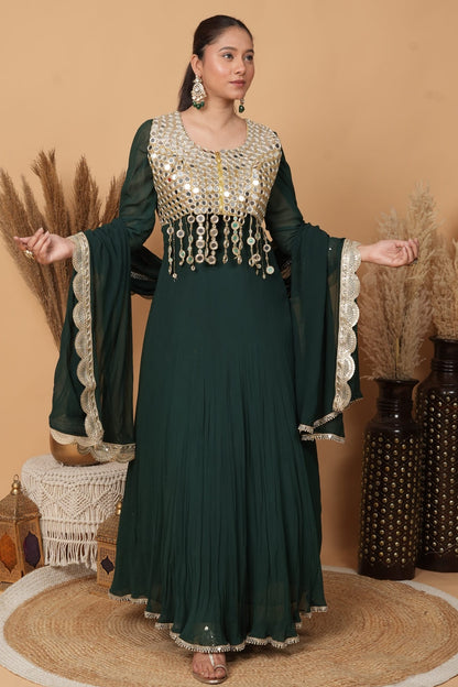 Gul-e-sheeshe by Zarana luxurious trendy designer Pakistani suit.