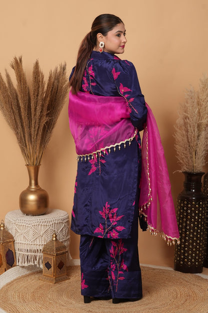 Gul-e-banafshi by Zarana luxurious trendy designer Pakistani suit.