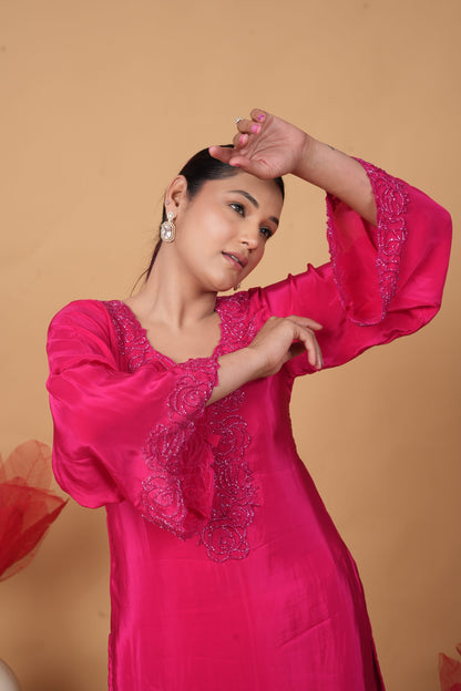 Gul-e-Ruby by Zarana luxurious trendy designer Pakistani suit.