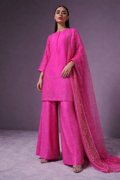 Starlight Fuchsia Ethnic Kurta Set