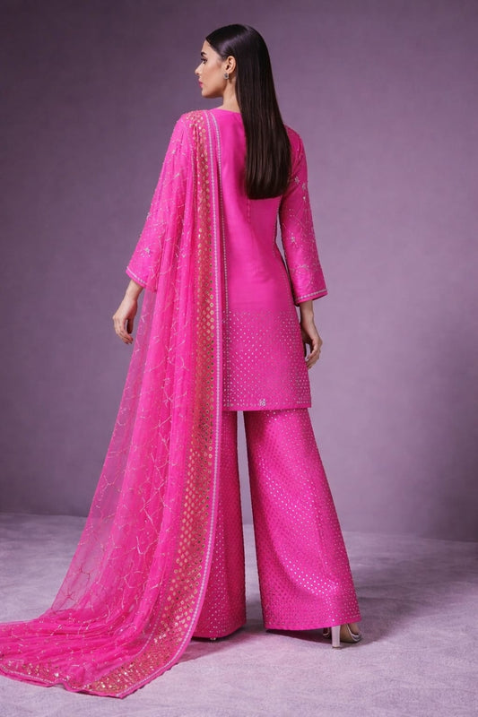 Starlight Fuchsia Ethnic Kurta Set