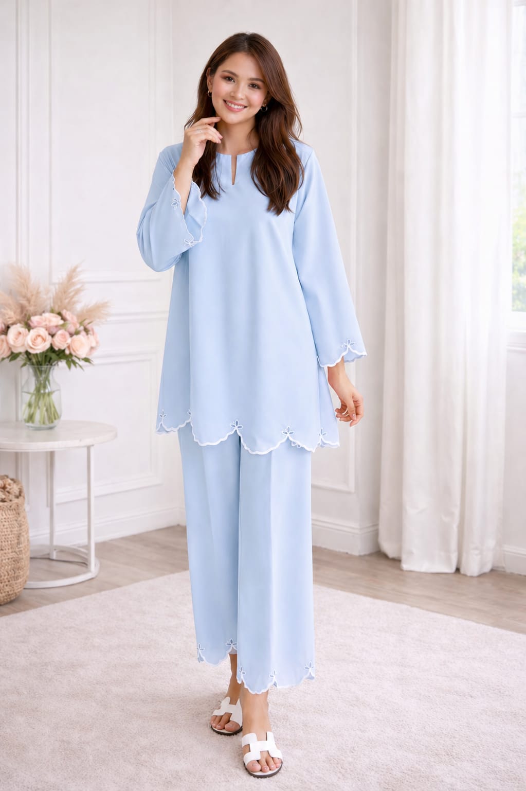 Scallop Hem Co-Ord Set