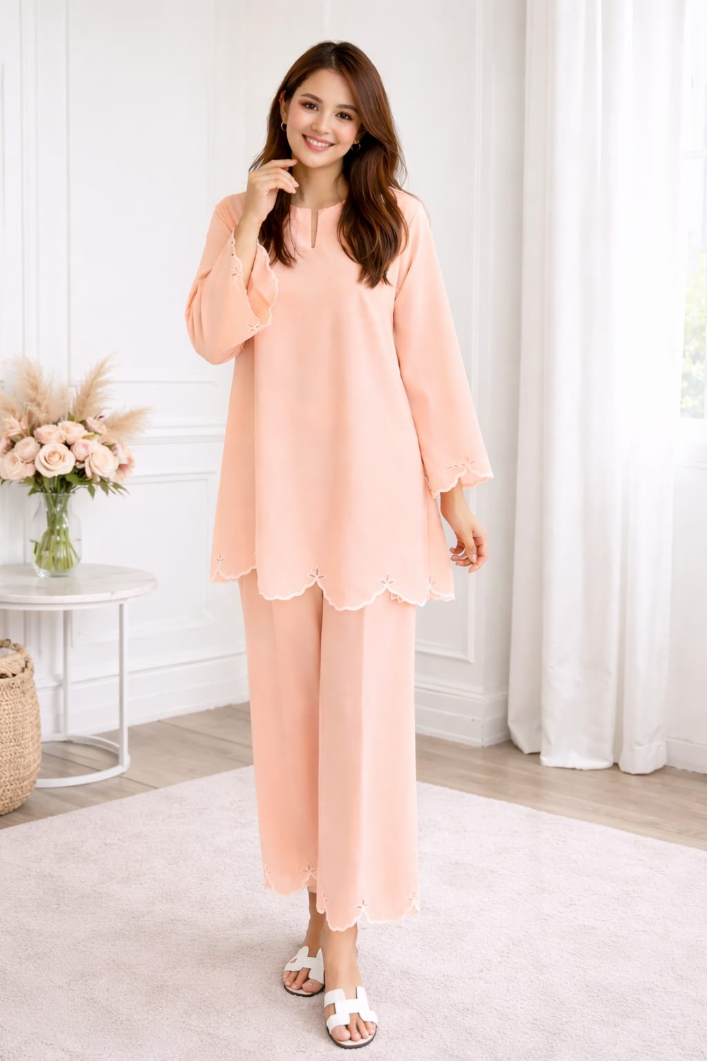 Scallop Hem Co-Ord Set
