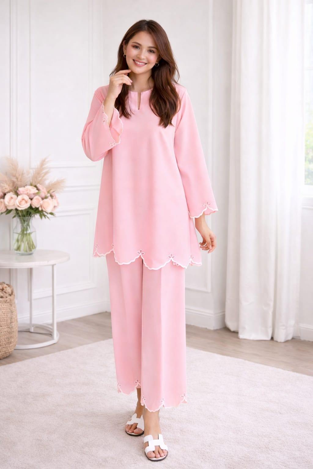 Scallop Hem Co-Ord Set