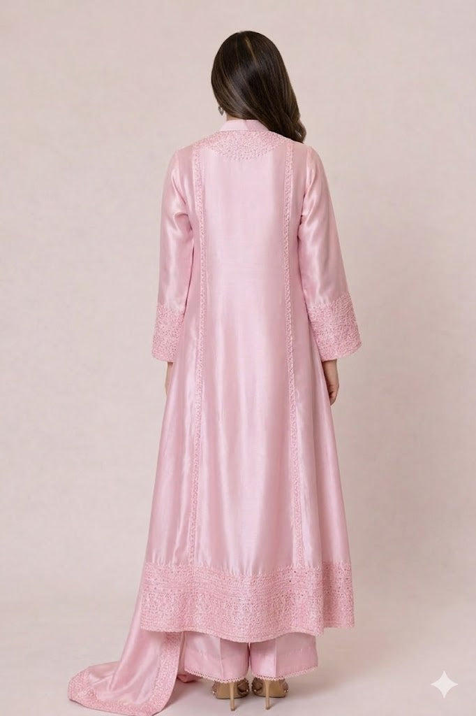 Timeless Blush Satin Elegance