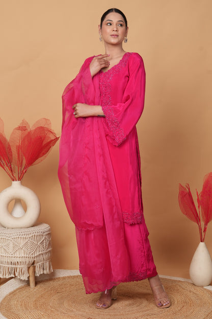 Gul-e-ruby by Zarana luxurious trendy designer Pakistani suit.